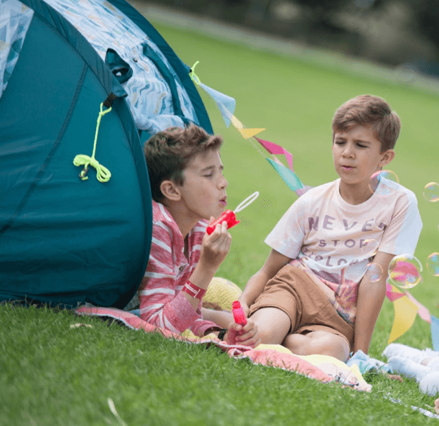 Camping at Wicksteed Park