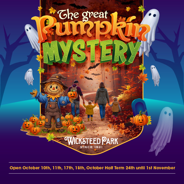 The Great Pumpkin Mystery at Wicksteed Park Oct 2026